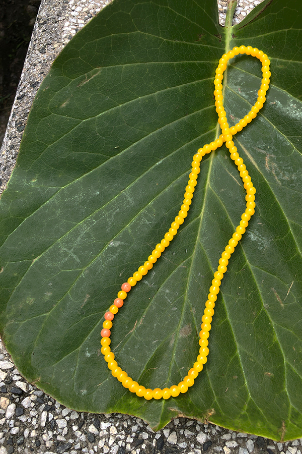 Yellow Jade Necklace
