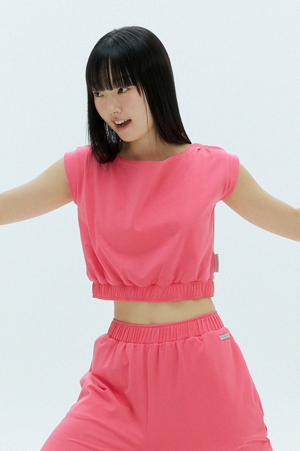 Tuck Contrast Top-3colors, 여성쇼핑몰, 요가복, 운동복